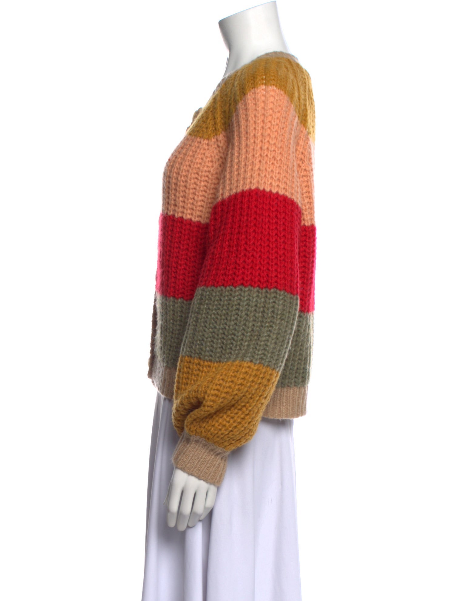 The Great Striped Scoop Neck Sweater