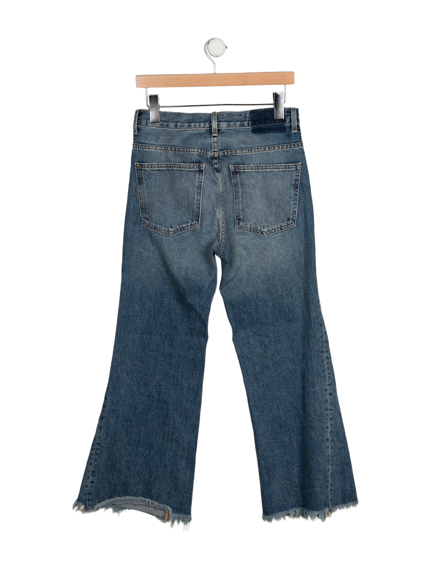 The Great Mid-Rise Wide Leg Jeans