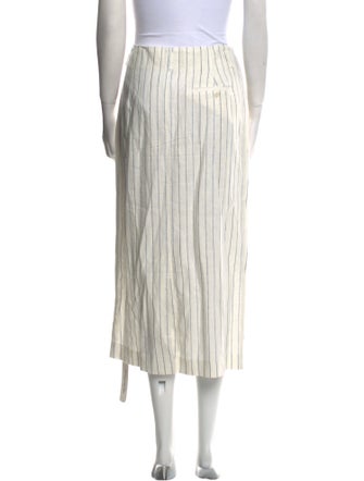 The Great Striped Midi Length Skirt