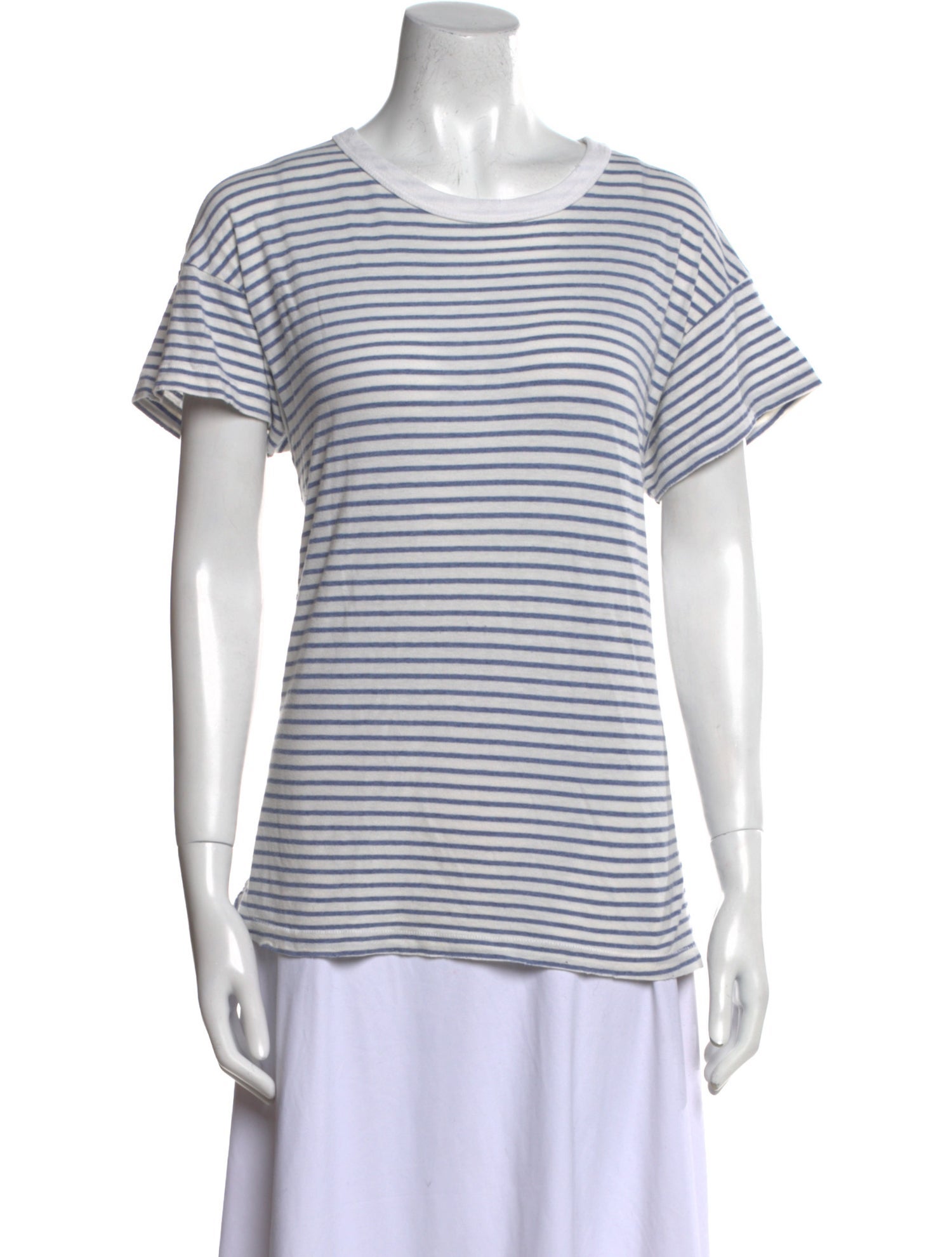 The Great Striped Scoop Neck T-Shirt
