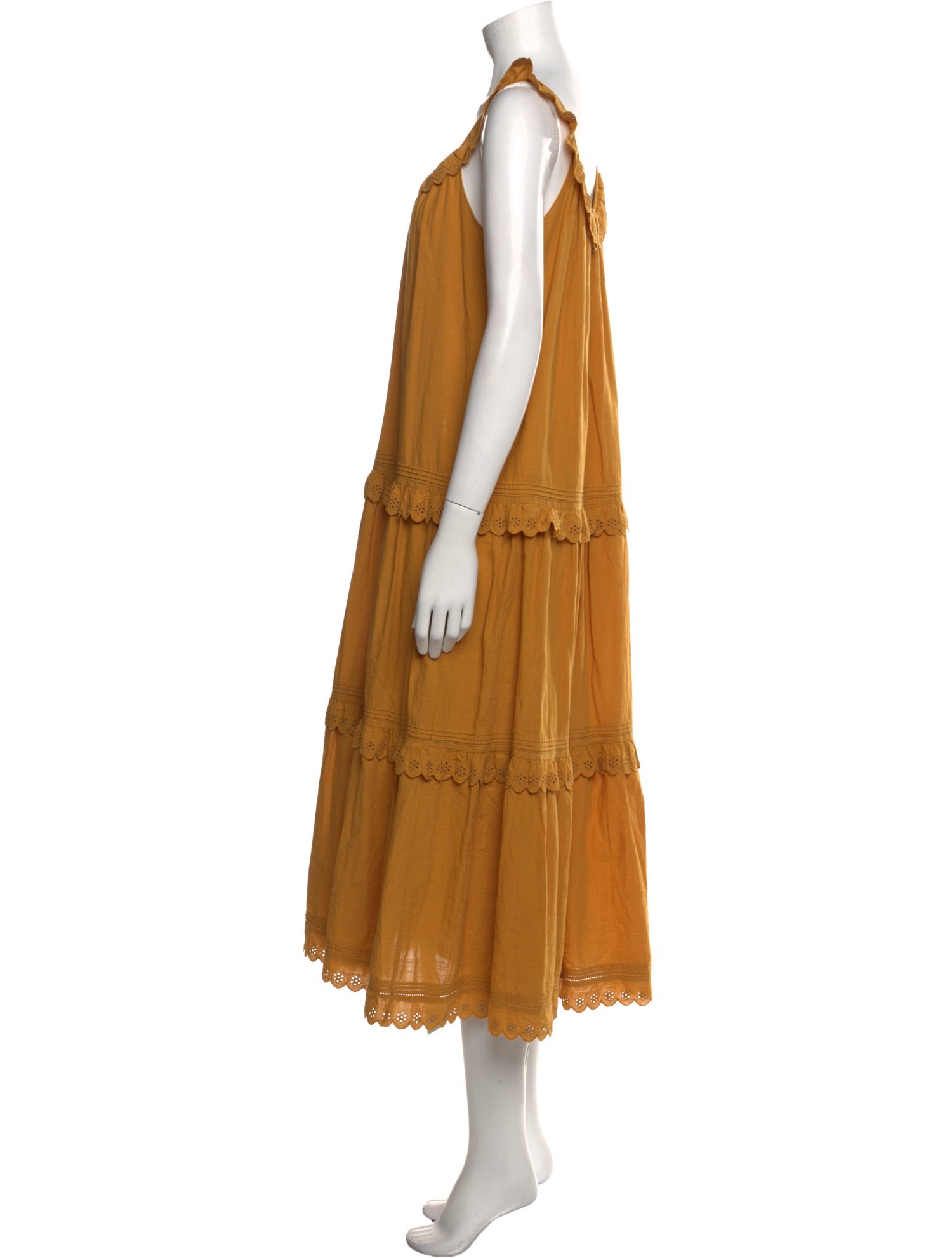 The Great Scoop Neck Long Dress