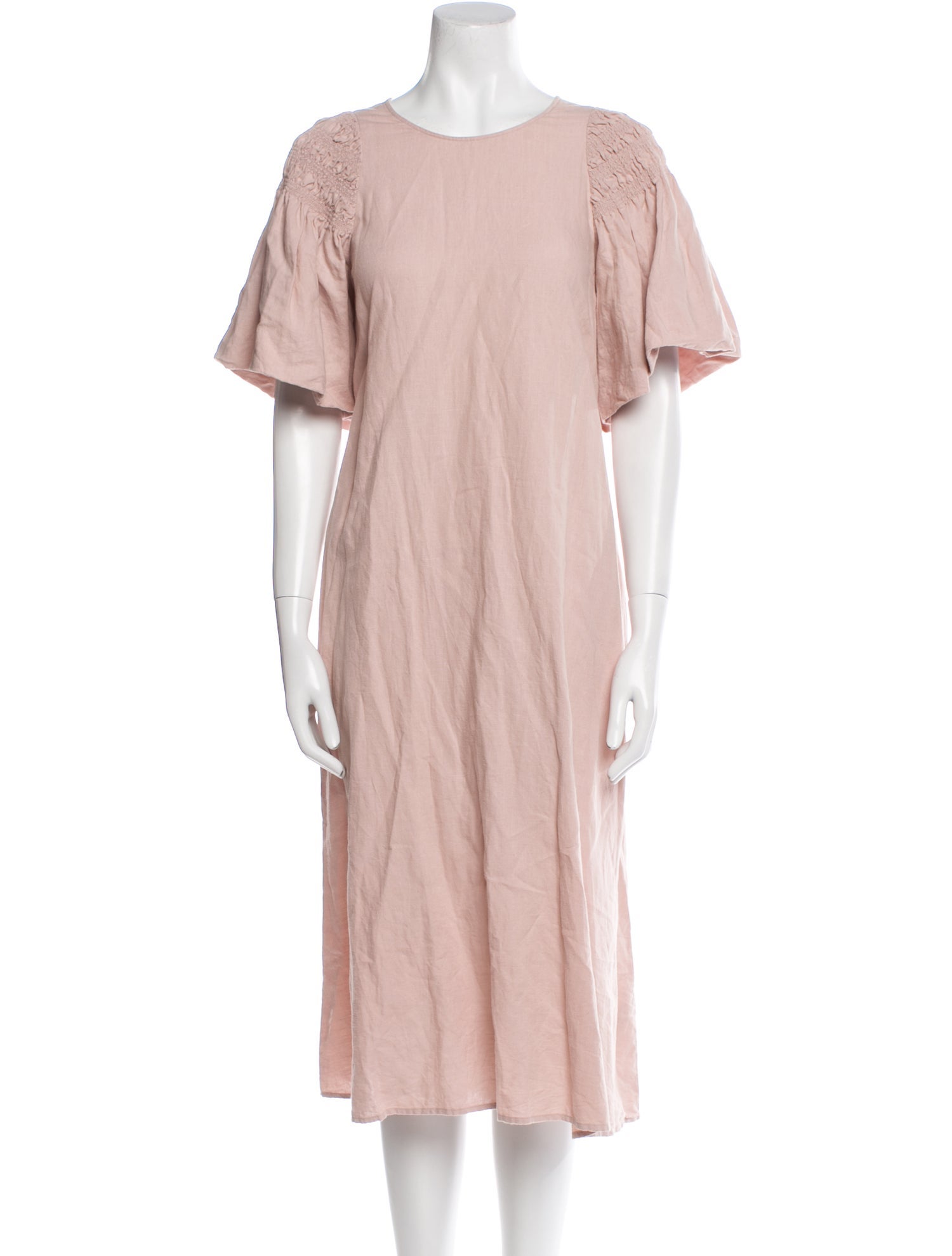 The Great Scoop Neck Long Dress