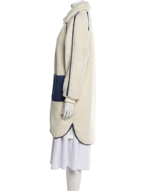 The Great Striped Faux Fur Jacket