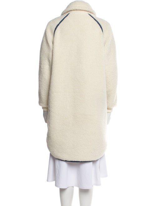 The Great Striped Faux Fur Jacket