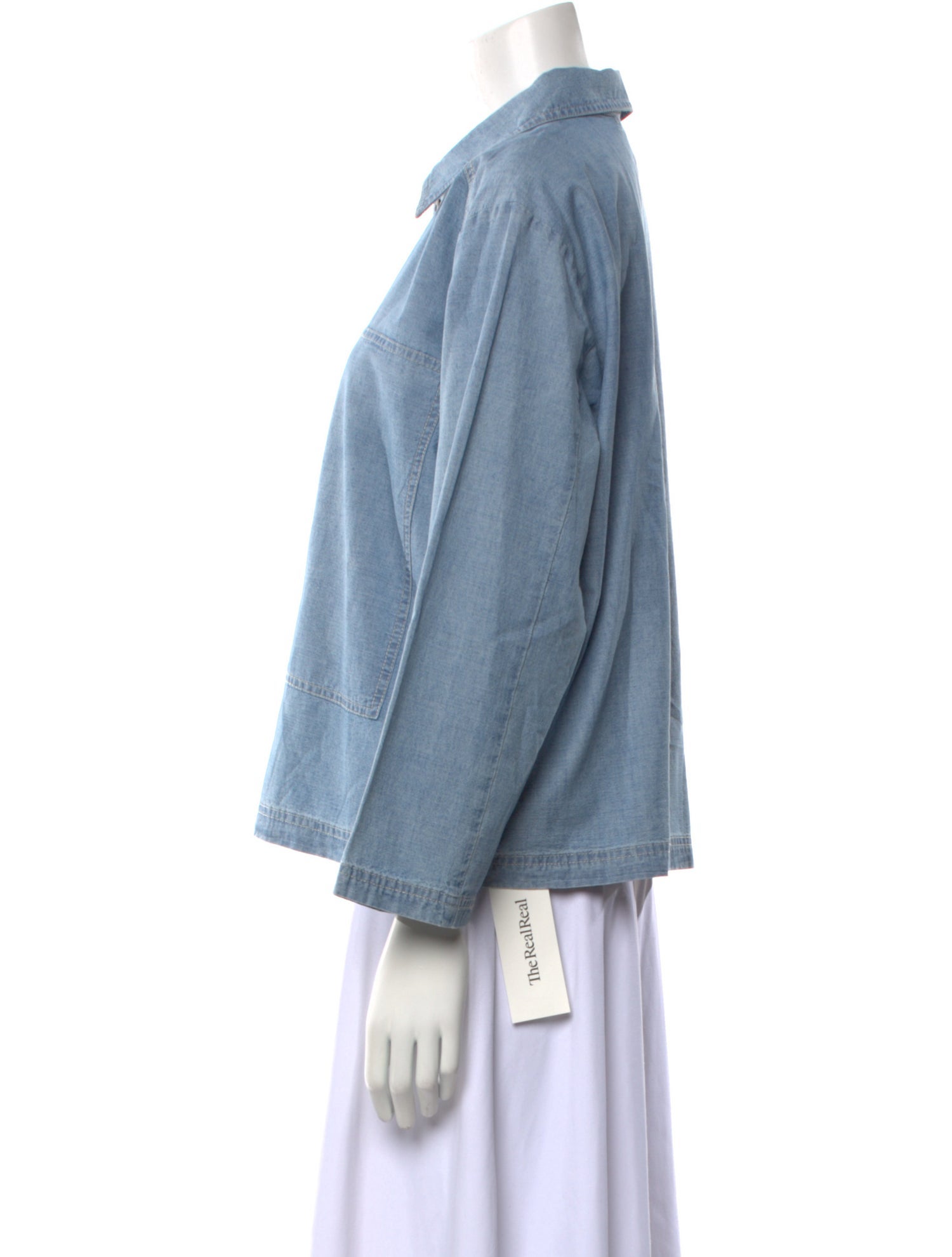 The Great Long Sleeve Button-Up Top