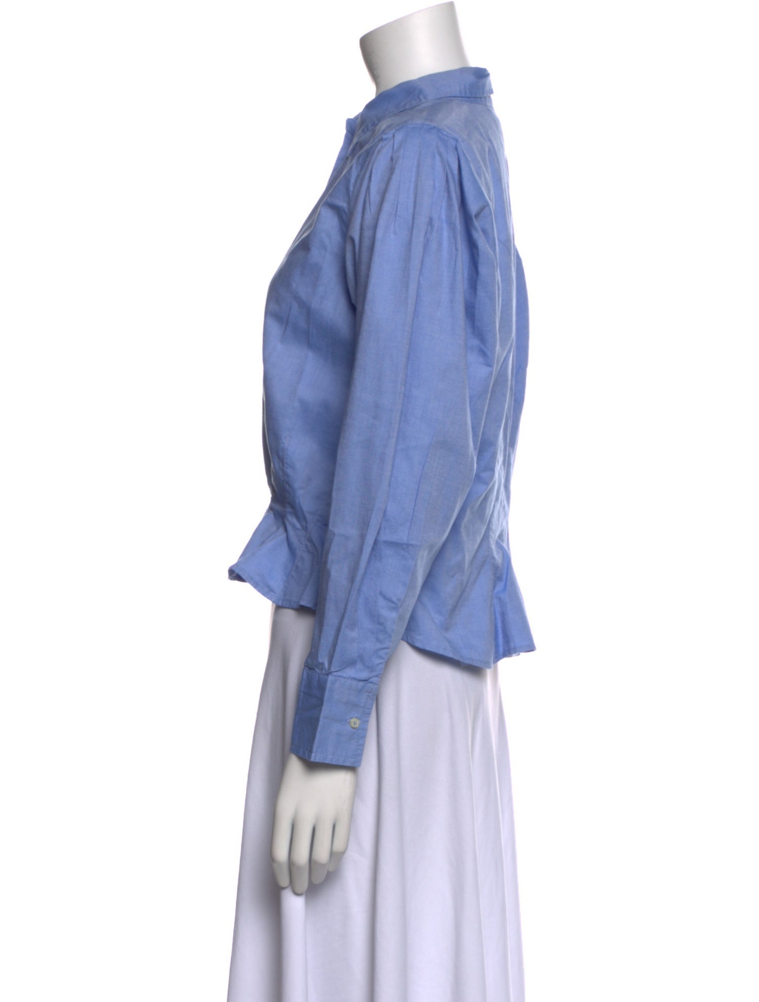 The Great Long Sleeve Button-Up Top