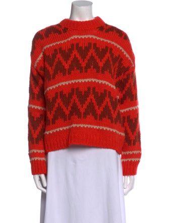 The Great Printed Mock Neck Sweater