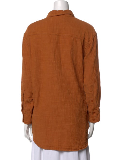 The Great Long Sleeve Button-Up Top