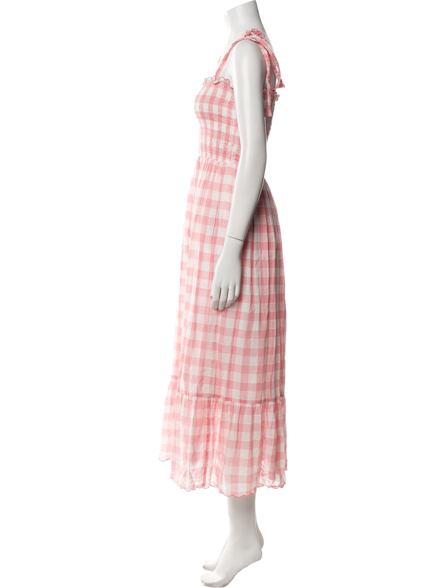 The Great Plaid Print Long Dress
