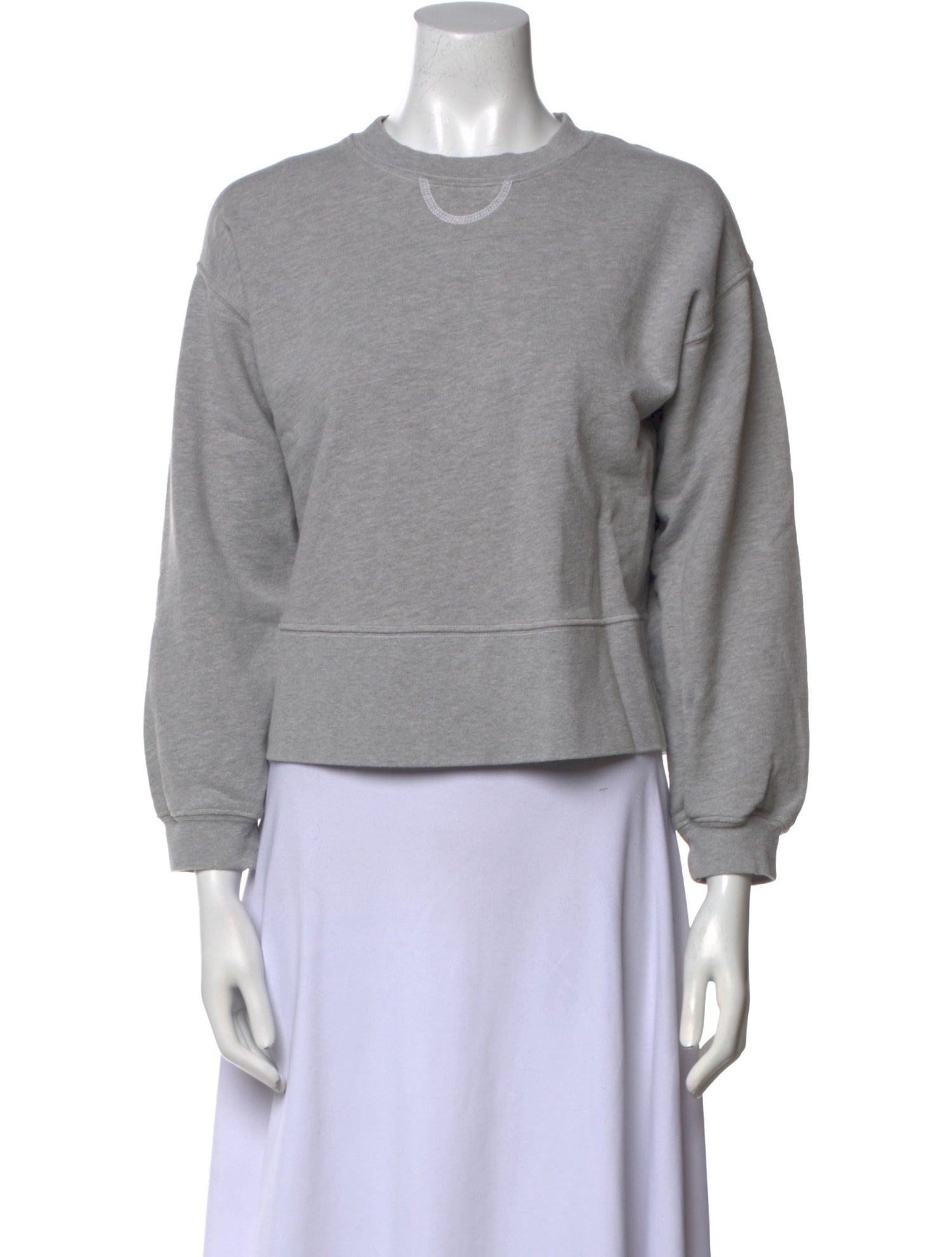 The Great Crew Neck Three-Quarter Sleeve Sweatshirt