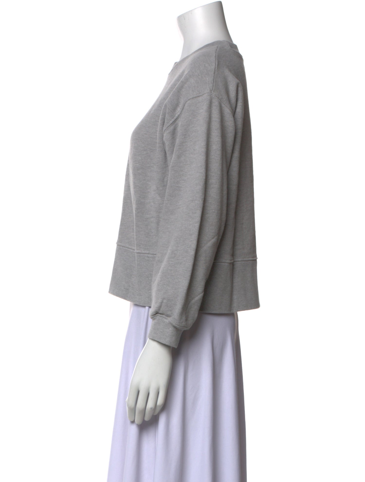 The Great Crew Neck Three-Quarter Sleeve Sweatshirt