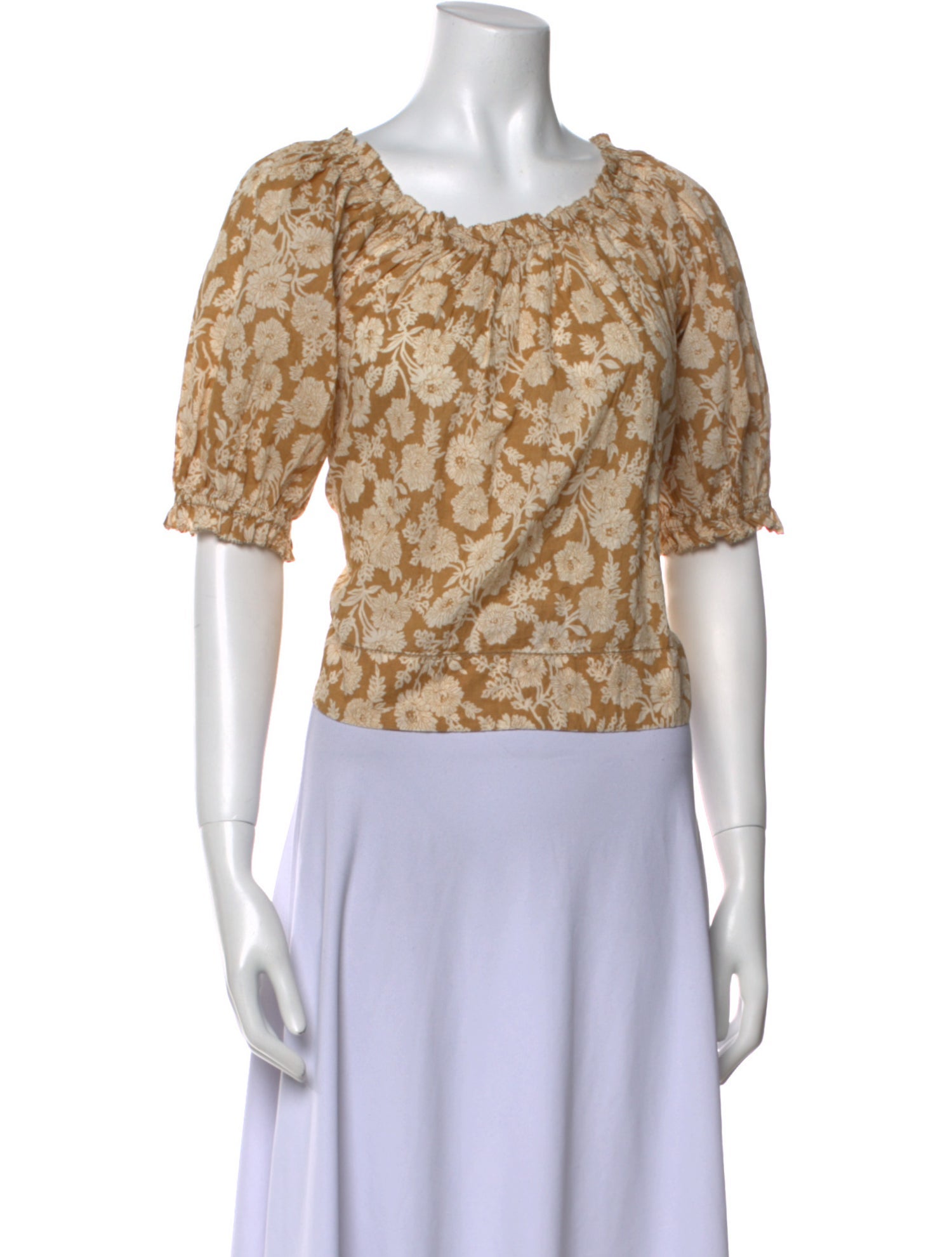 The Great Floral Print Off-The-Shoulder Top