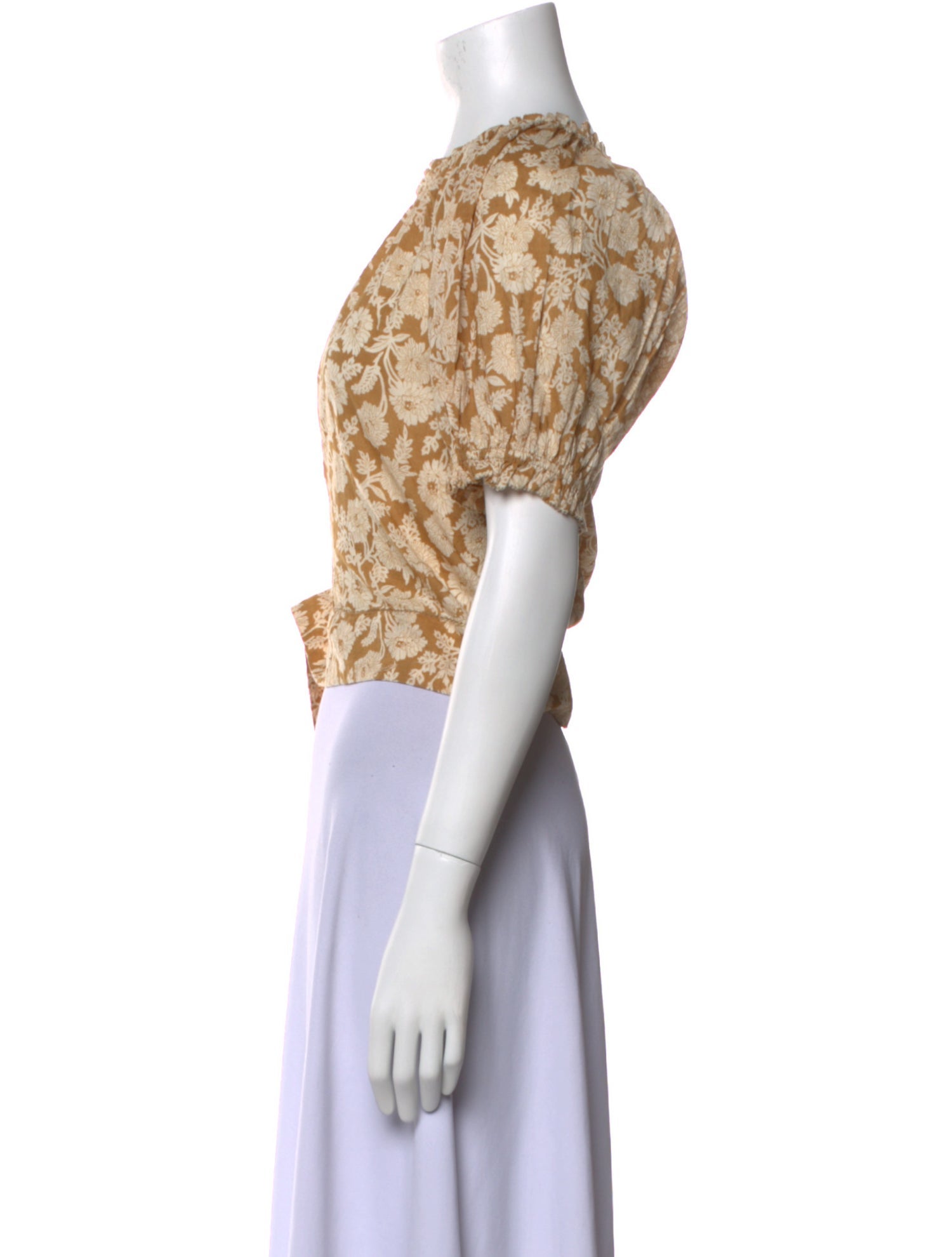 The Great Floral Print Off-The-Shoulder Top