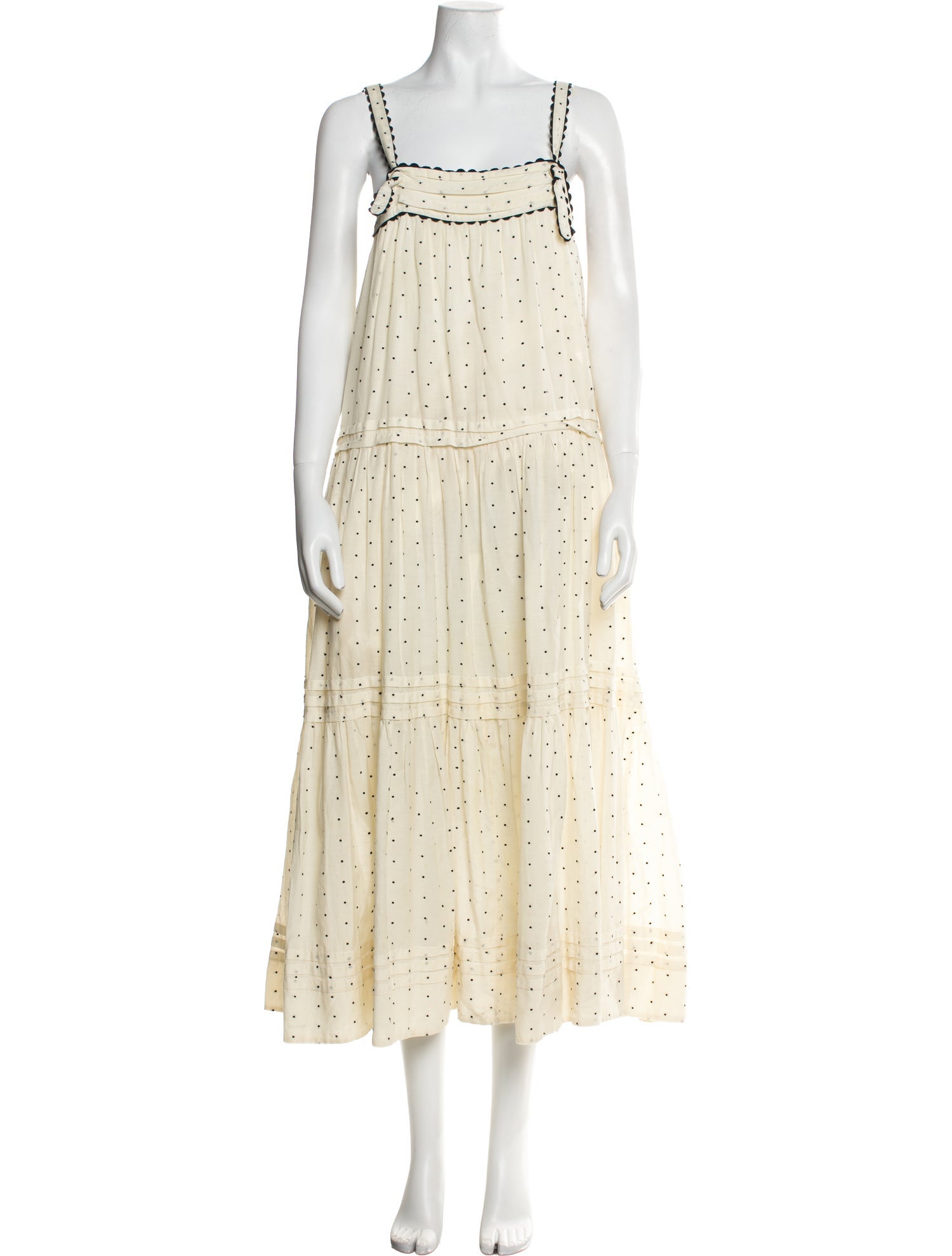 The Great Polka Dot Print Long Dress