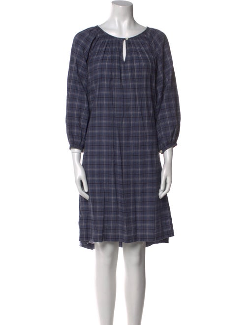 The Great Plaid Print Knee-Length Dress