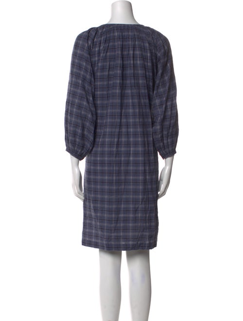 The Great Plaid Print Knee-Length Dress