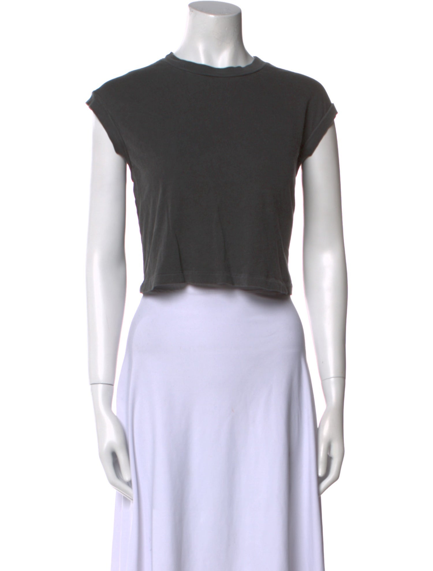 The Great Crew Neck Short Sleeve Crop Top