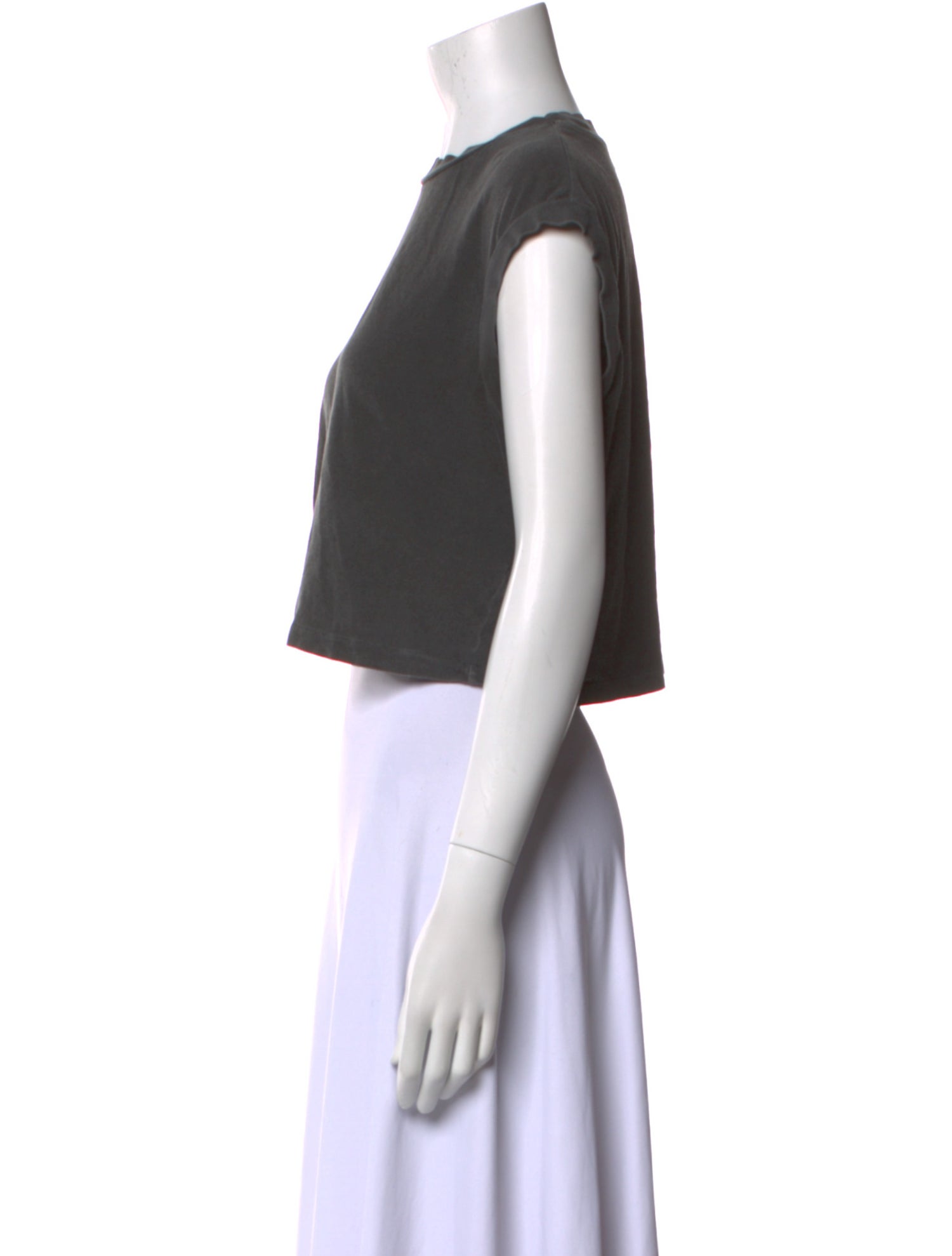 The Great Crew Neck Short Sleeve Crop Top