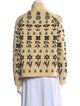The Great Printed Open Front Sweater