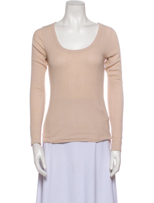 The Great Scoop Neck Long Sleeve Top