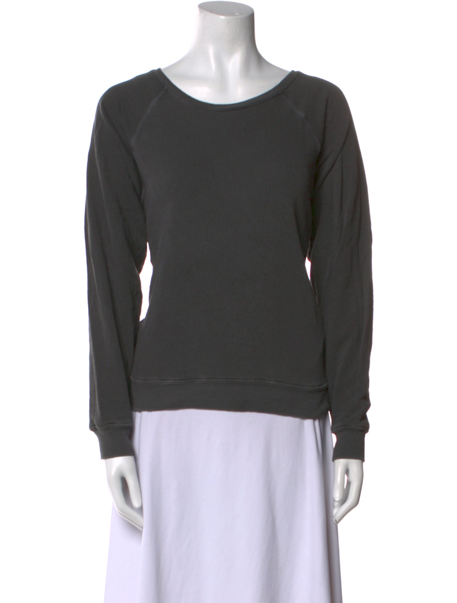 The Great Scoop Neck Long Sleeve Sweatshirt