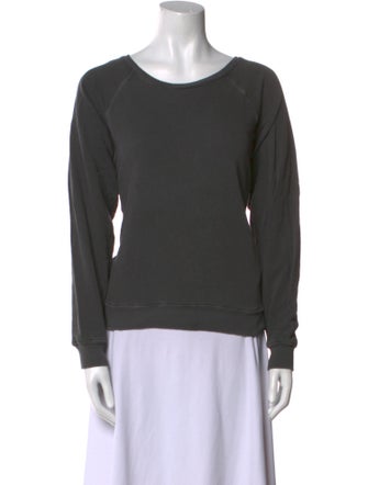 The Great Scoop Neck Long Sleeve Sweatshirt