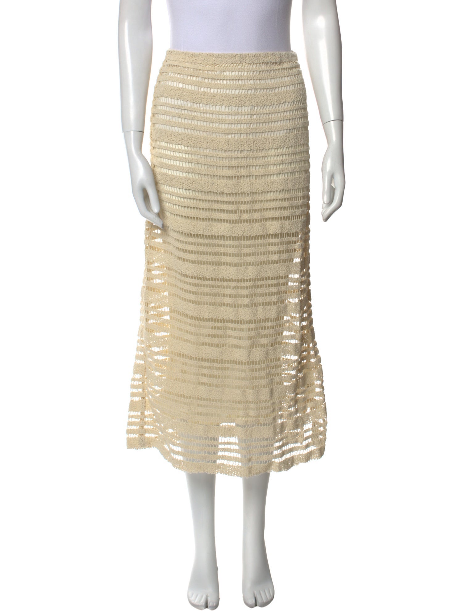 The Great Lace Pattern Midi Length Skirt