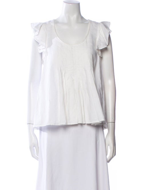 The Great Scoop Neck Sleeveless Top