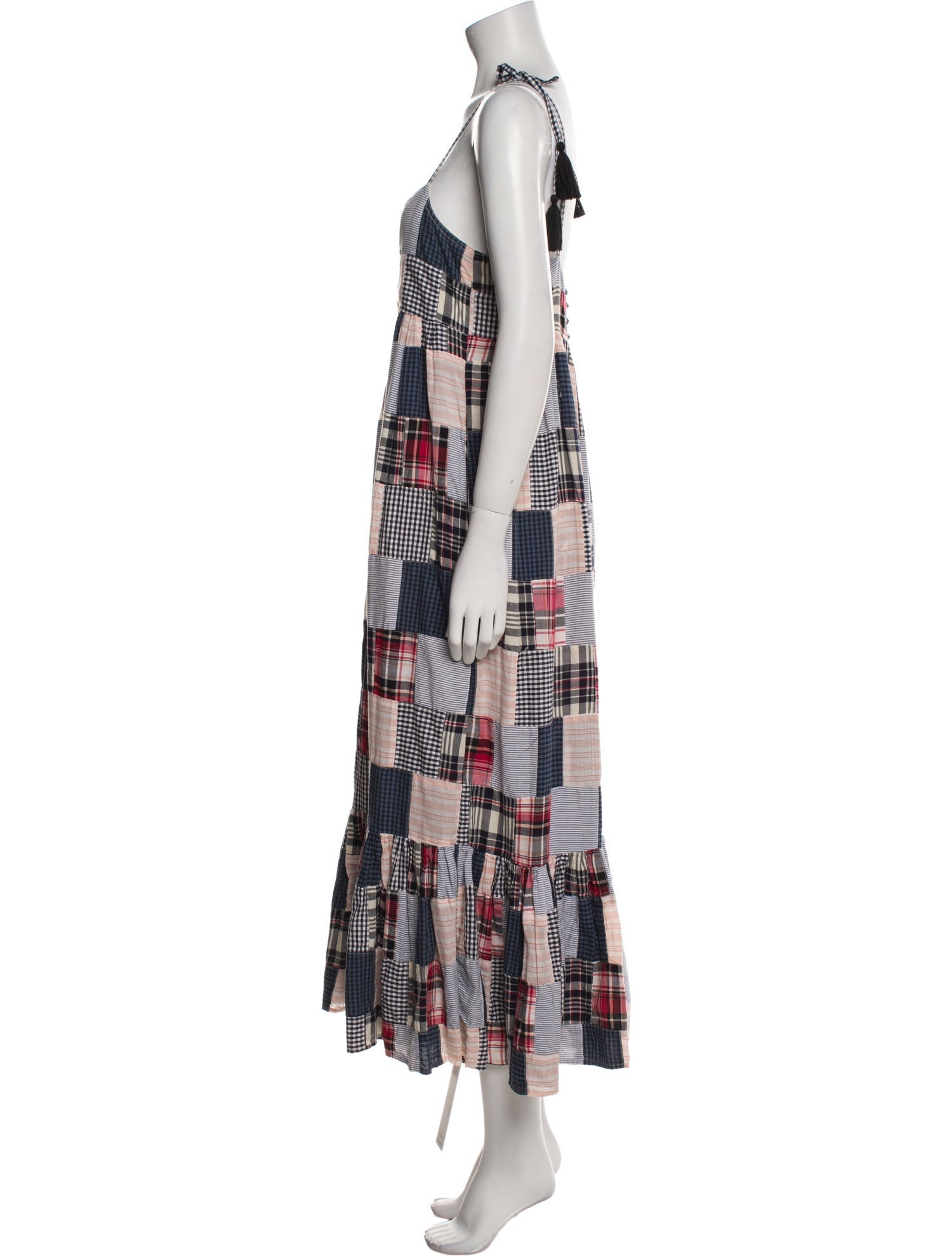 The Great Plaid Print Long Dress