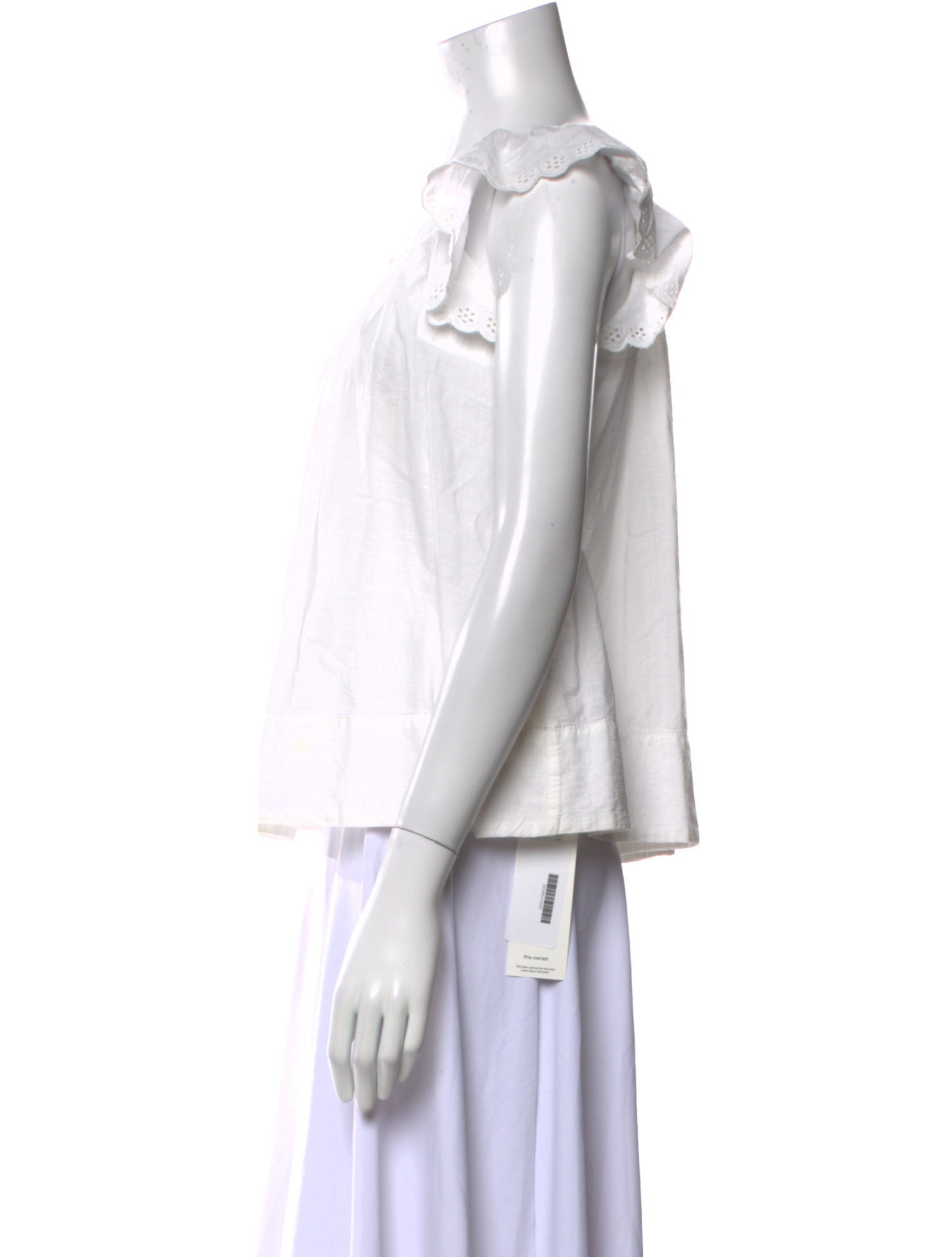 The Great Scoop Neck Short Sleeve Blouse