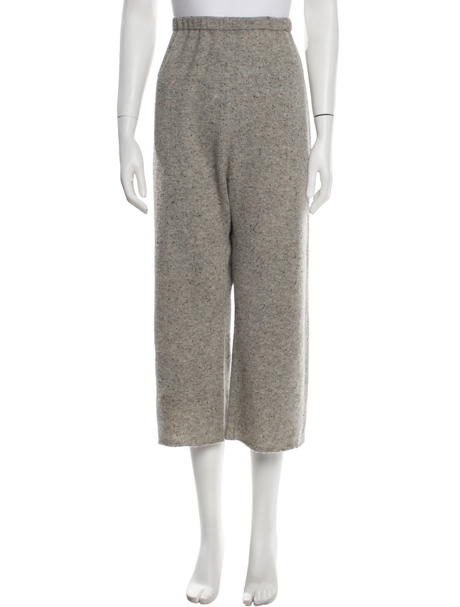 The Great Cashmere Raw-Edge Trim Sweatpants