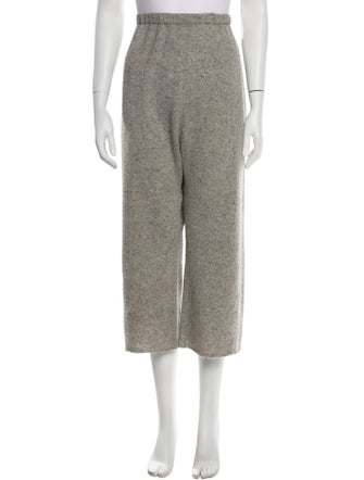 The Great Cashmere Raw-Edge Trim Sweatpants