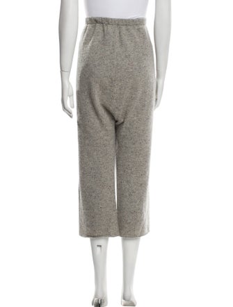 The Great Cashmere Raw-Edge Trim Sweatpants