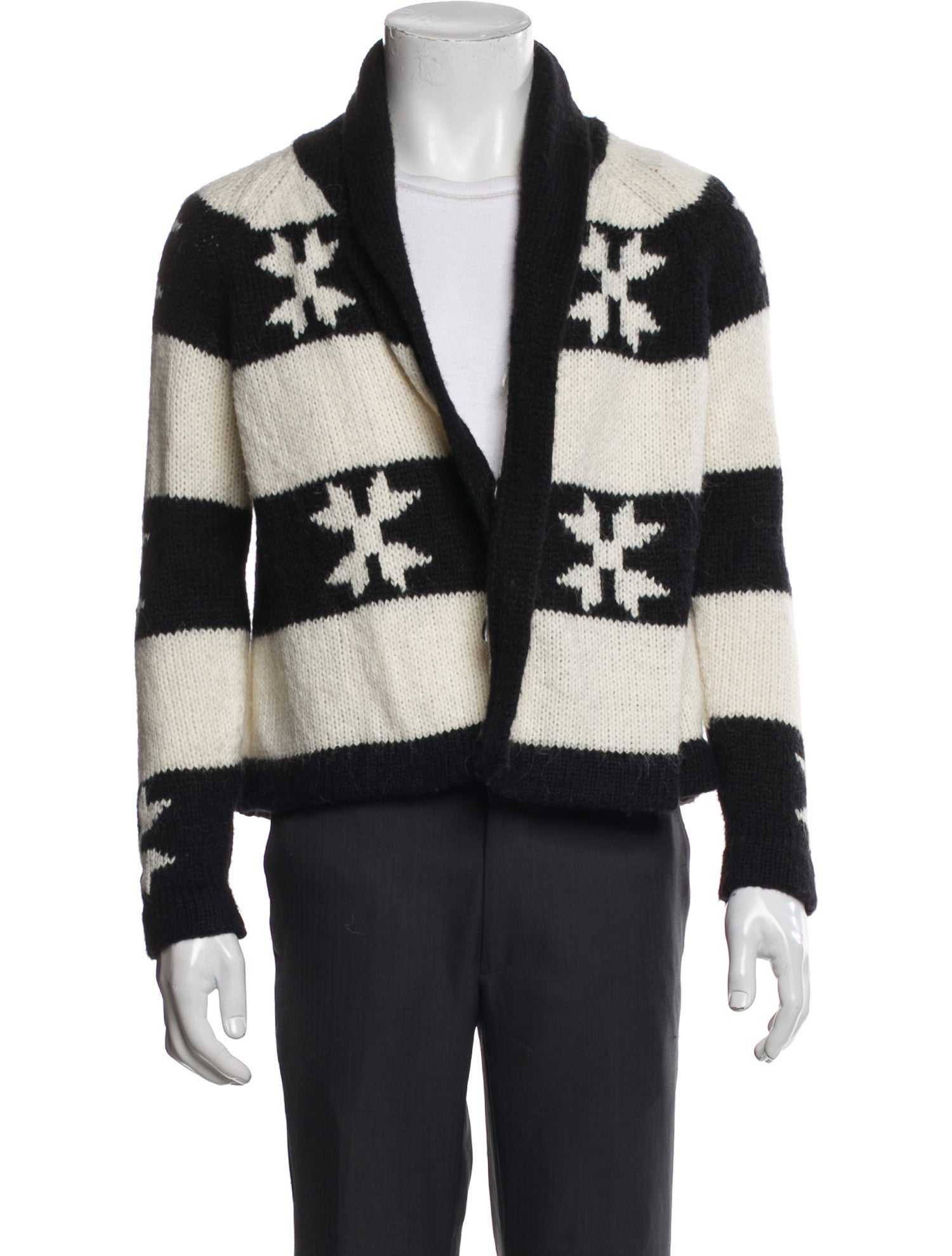 The Great Colorblock Pattern V-Neck Cardigan