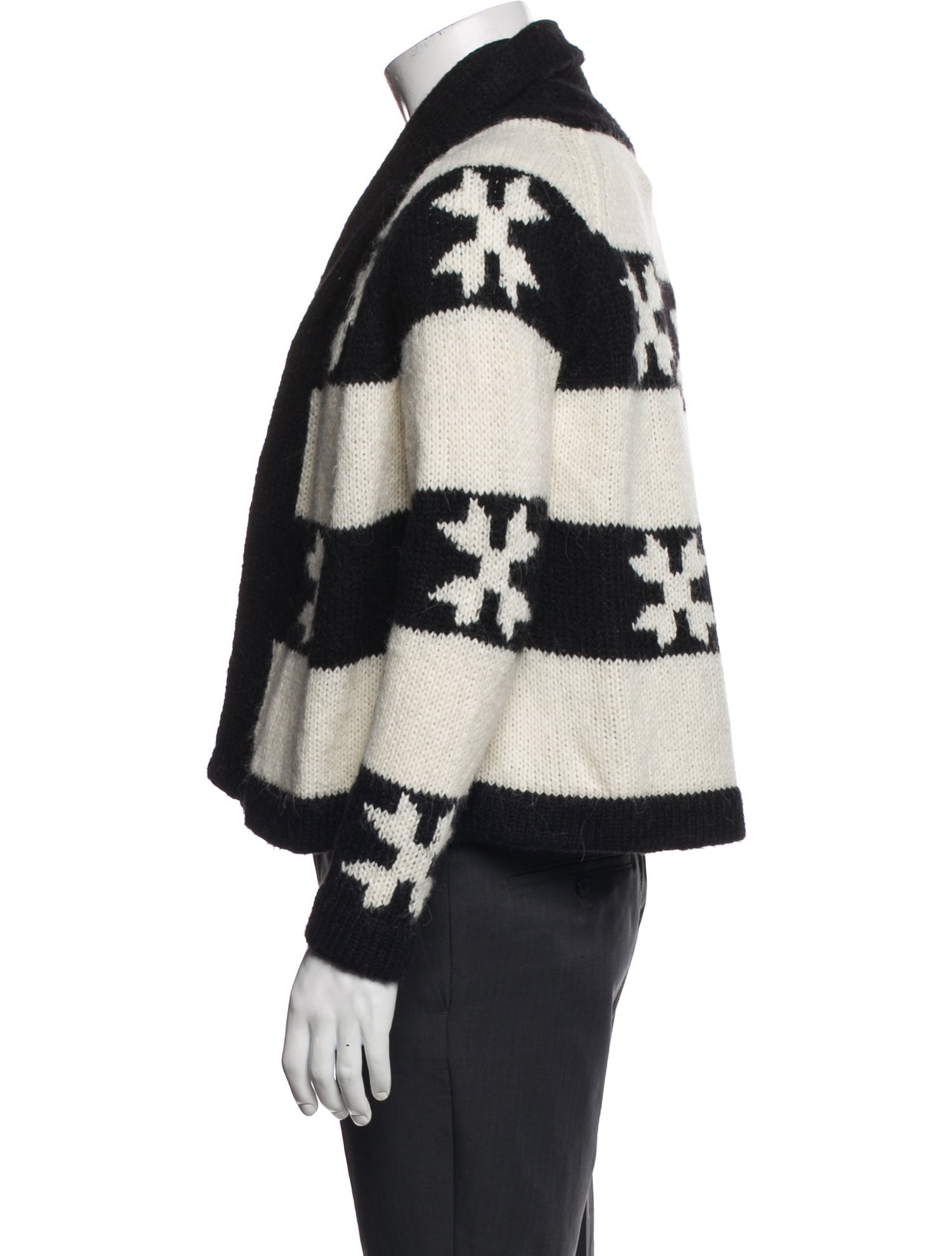 The Great Colorblock Pattern V-Neck Cardigan