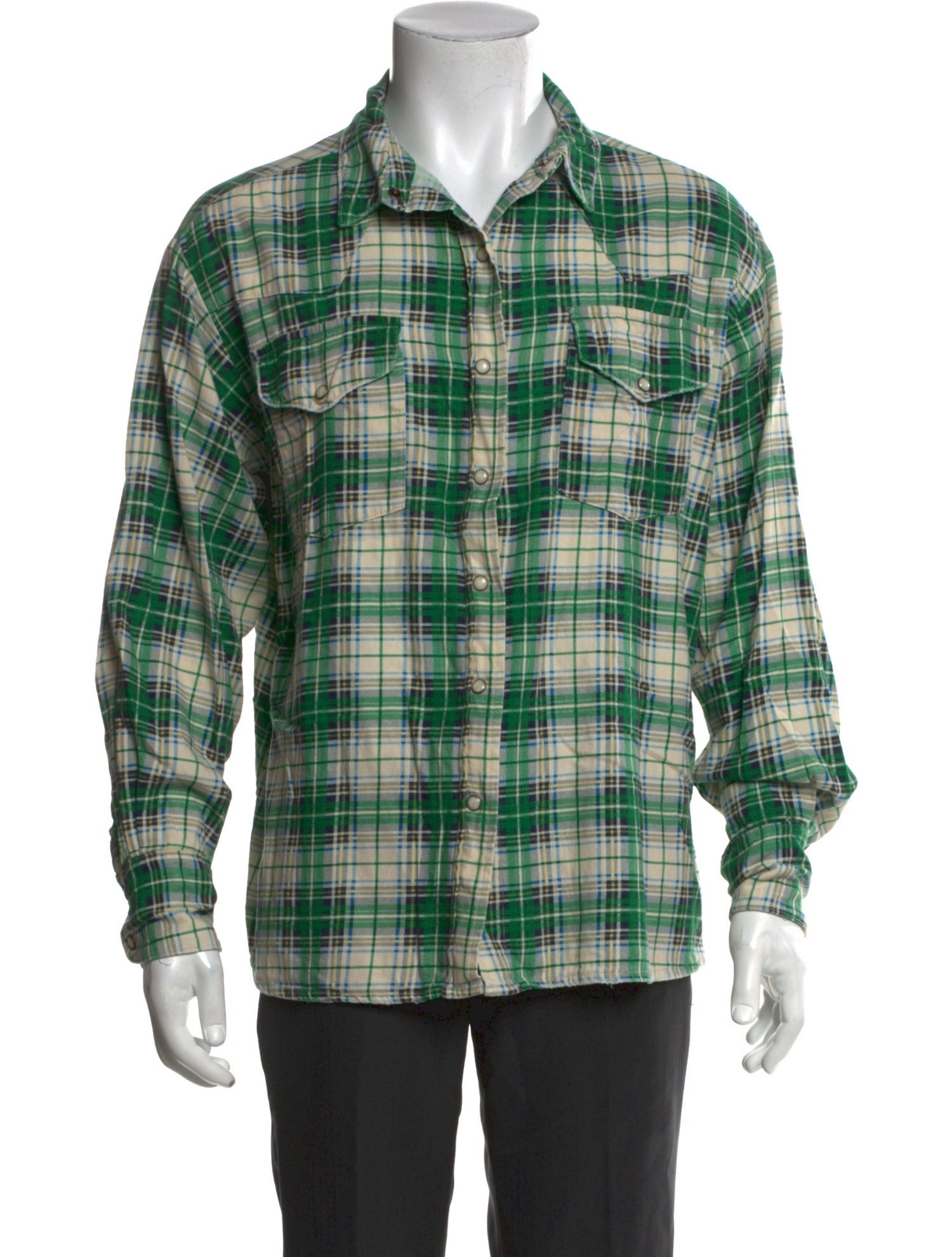 The Great Plaid Print Long Sleeve Western Shirt