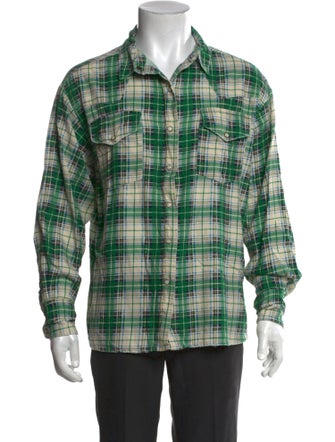 The Great Plaid Print Long Sleeve Western Shirt