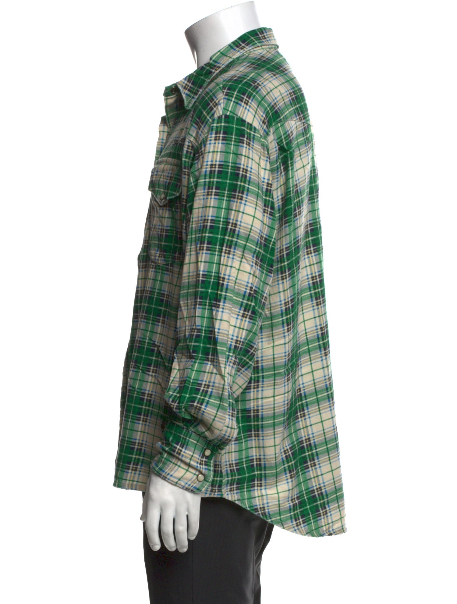 The Great Plaid Print Long Sleeve Western Shirt