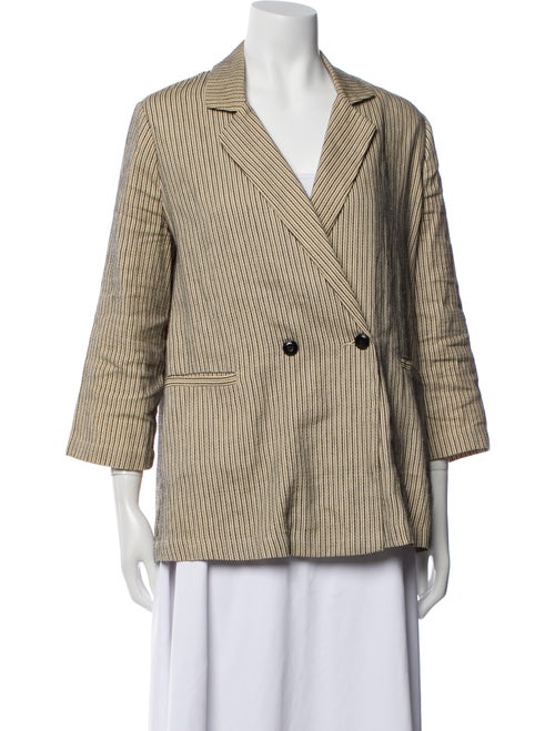 The Great Linen Striped Blazer
