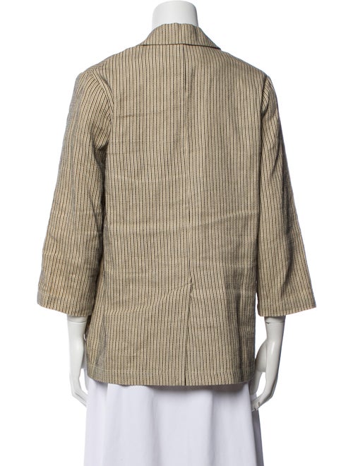 The Great Linen Striped Blazer