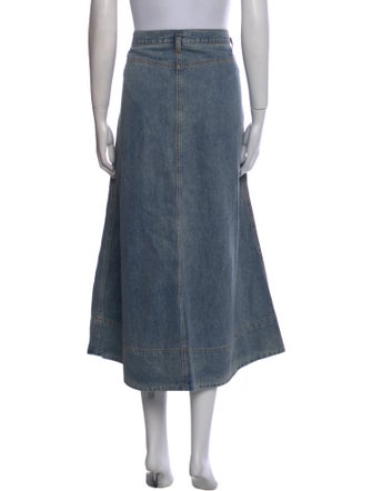 The Great Pleated Accents Midi Length Skirt