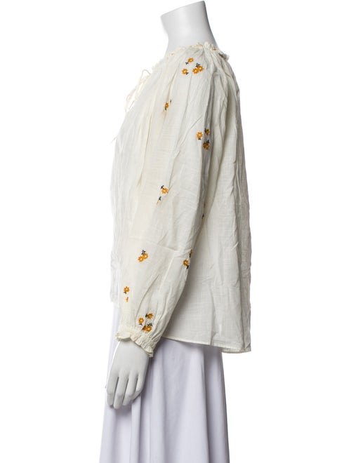 The Great Off-The-Shoulder Long Sleeve Blouse