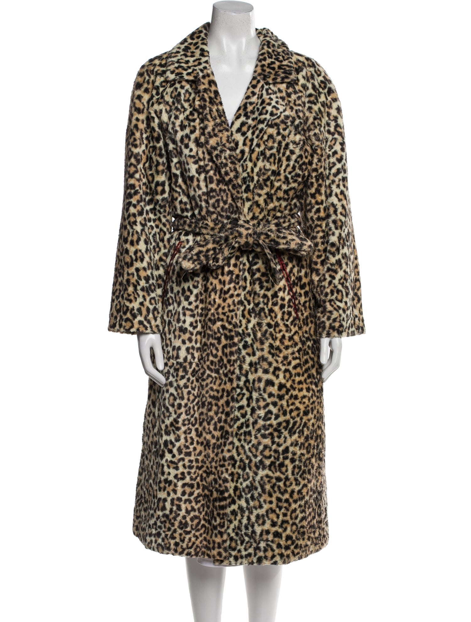 The Great Animal Print Faux Fur Coat