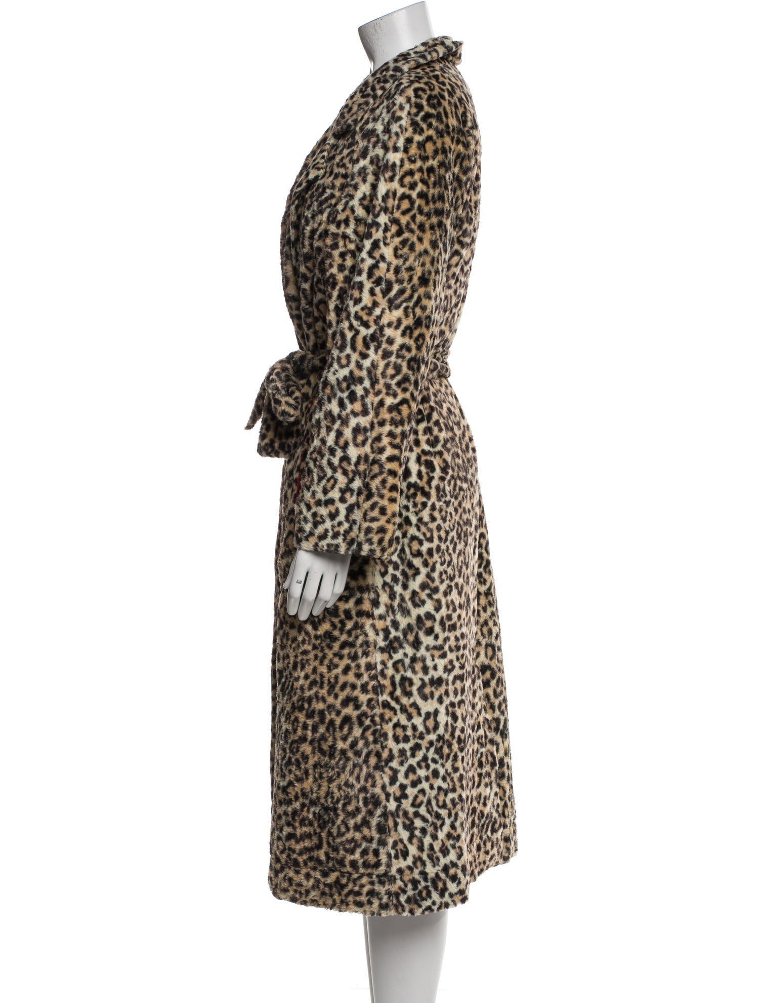 The Great Animal Print Faux Fur Coat
