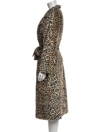 The Great Animal Print Faux Fur Coat