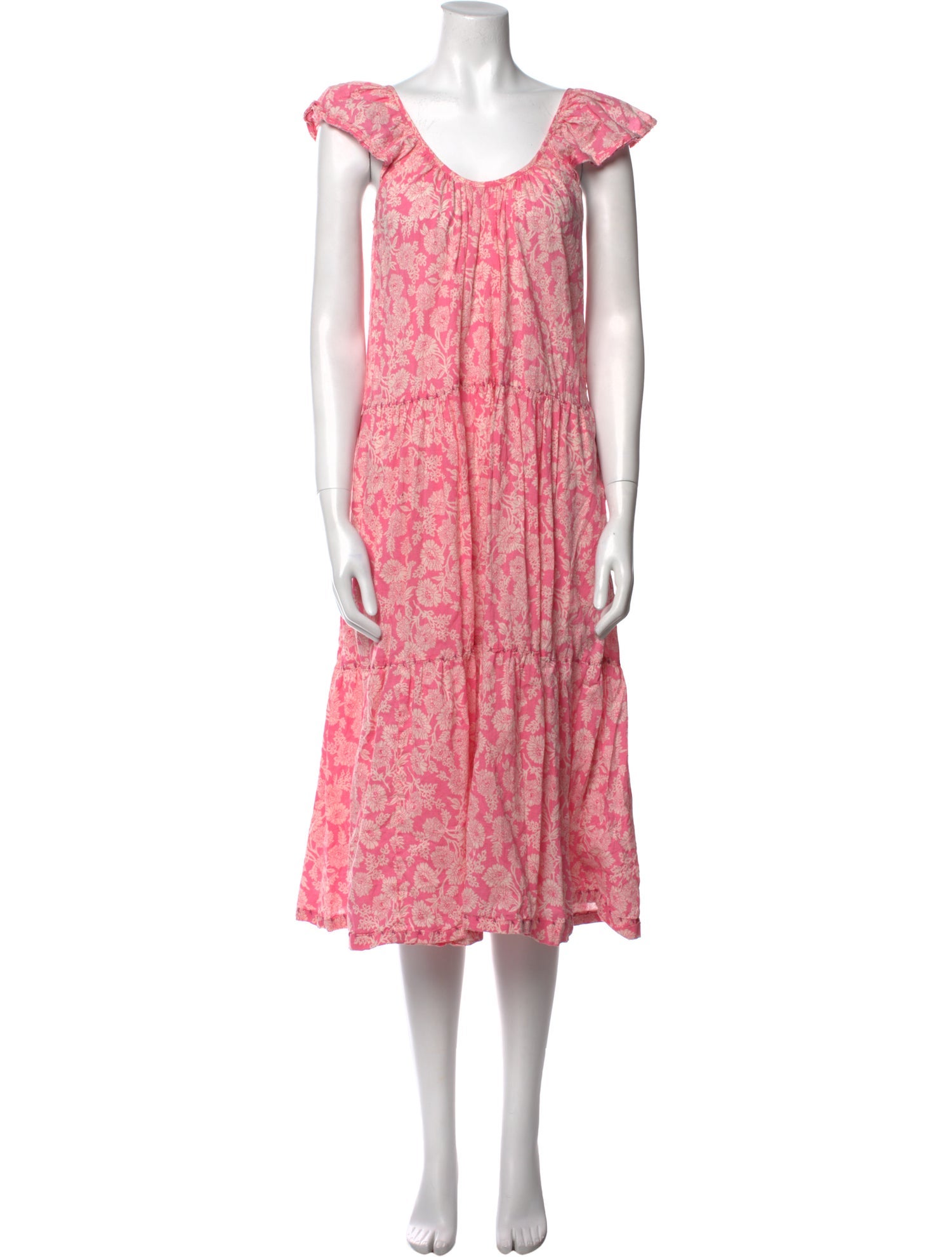 The Great Floral Print Midi Length Dress