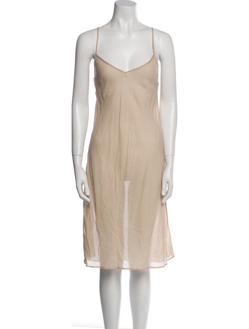 The Great V-Neck Knee-Length Dress