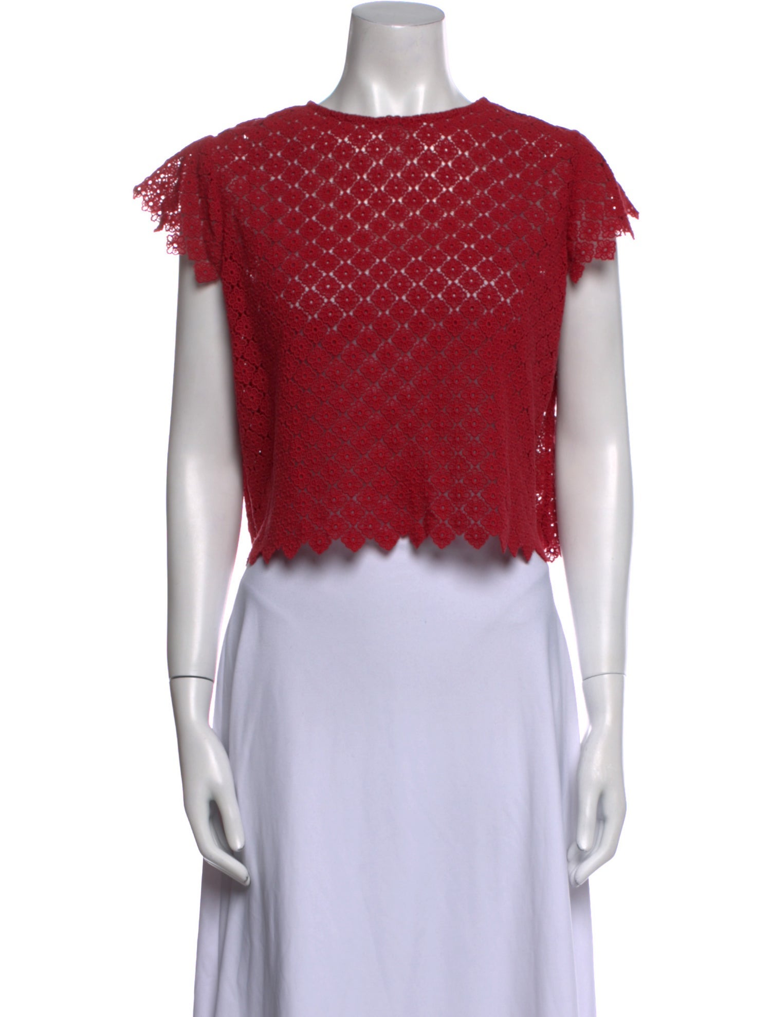 The Great Crew Neck Short Sleeve Crop Top