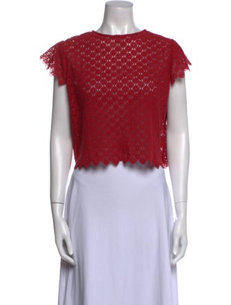 The Great Crew Neck Short Sleeve Crop Top