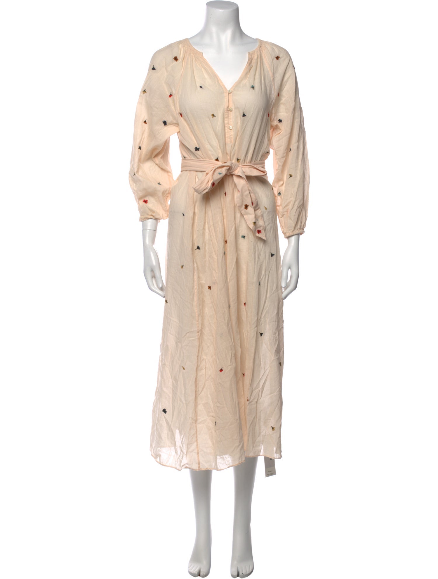 The Great V-Neck Midi Length Dress